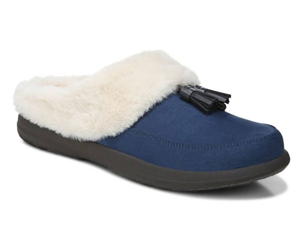NIB- Vionic Perrin Women's Slipper dark blue 11 $95